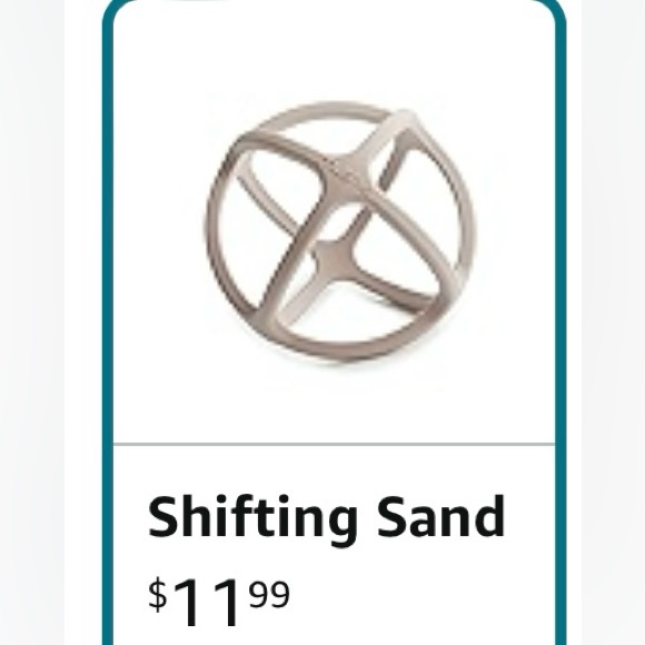 mushie Silicone Baby Teether Ball Toy, Shifting Sand - Picture 3 of 3